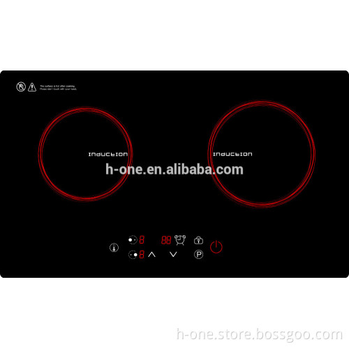 Wifi control, blue booth connection, smart home appliances, 2 burner induction cooker, cooktop, stove